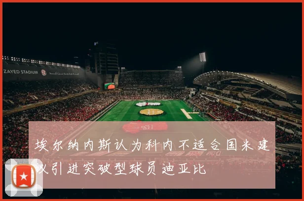 埃尔纳内斯认为科内不适合国米建议引进突破型球员迪亚比